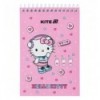Блокнот на спіралі Kite Hello Kitty HK25-196-1, А6, 48 аркушів, нелінований