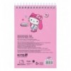 Блокнот на спіралі Kite Hello Kitty HK25-196-1, А6, 48 аркушів, нелінований