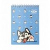 Блокнот на пружині зверху, А-6, 40 арк., PUPPIES ZB.12140, картонна обкладинка, KIDS Line