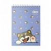 Блокнот на пружине сверху, А-6, 40 л., PUPPIES ZB.12140, картонная обложка, KIDS Line