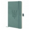 Книга записна Partner Soft Skin 8616-48-6-A, 125*195 мм, 96 аркушів у клітинку, сіро-лазурна, Воля