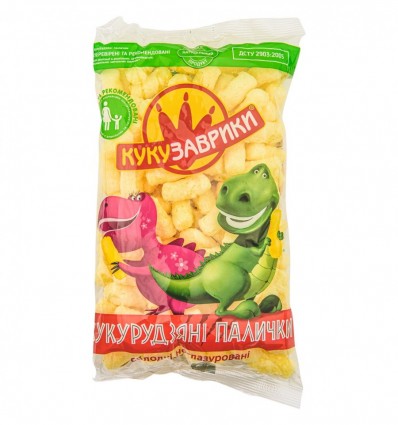 Палички кукурудзяні Кукузаврики солодкі неглазуровані 80г ( 364660 )
