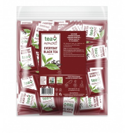 Чай чорний Tea Moments "Everyday Black Tea", сашет, 50х1,8г ( tm.01589 )