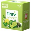 Чай зелений Tea Moments "Mojito Breeze" пірамідки, 20х1,8г ( tm.00339 )