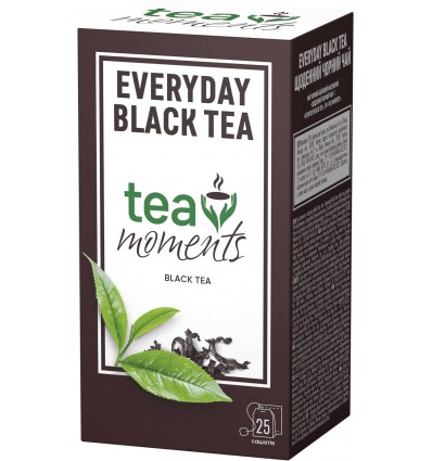 Чай чорний Tea Moments "Everyday Black Tea" сашет, 25х1,8г ( tm.00551 )