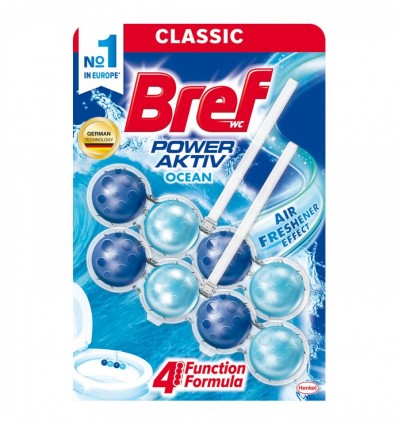 Туалетний блок BREF Сила актив Океан Дуопак 2х50г ( bf.56863 )