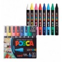Набір маркерів uni POSCA PC-5M 8C,1,8-2,5мм, 8 шт
