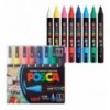 Набір маркерів uni POSCA PC-5M 8C,1,8-2,5мм, 8 шт
