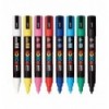 Набір маркерів uni POSCA PC-5M 8C,1,8-2,5мм, 8 шт