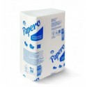 Полотенца бумажные PAPERO целлюлозные Z-образные 22.5х22 см, 200 листов, 2-х слойные, белое ( RN007 