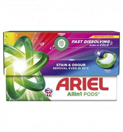 Капсулы Ariel растворимые Для цветного 22 х 18,2г