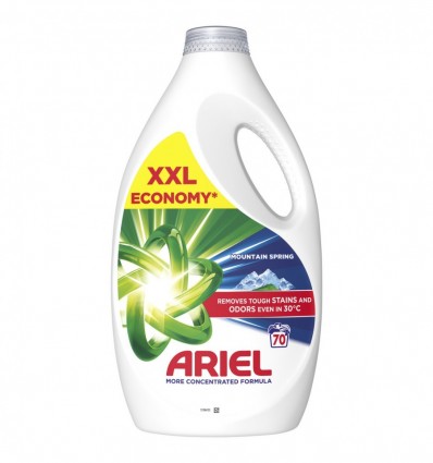 Гель для стирки Ariel жидкий Горный источник 3,15л
