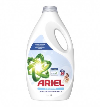 Гель для стирки Ariel жидкий Для чувствительной кожи 2,25л
