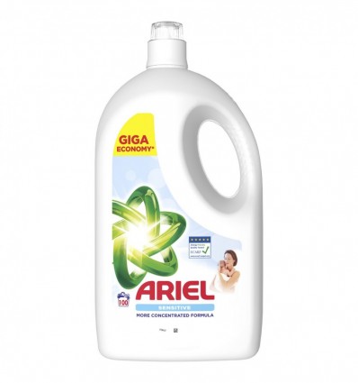 Гель для стирки Ariel жидкий Для чувствительной кожи 4,5л
