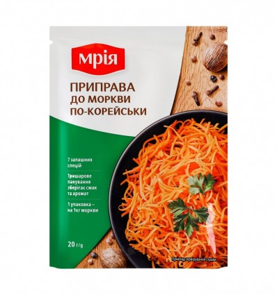 Приправа Мрія До моркви по-корейськи 20г