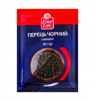 Перец Fine Life черный горошек 20 г