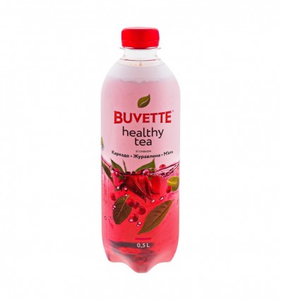 Напиток безалкогольный Buvette Каркаде-клюква-мята 0.5л