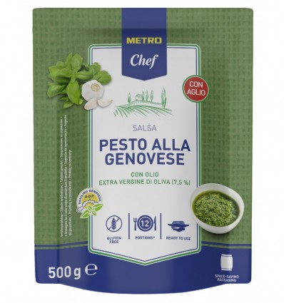 Соус Metro Chef Песто Генуезе з часником 500г