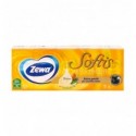 Платочки Zewa Softis Soft&Sensitive 4-х слойные 9шт/уп