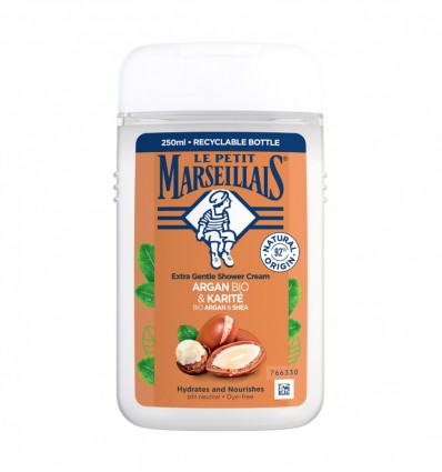 Гель для душу Le Petit Marseillais Bio Argan&Shea 250мл