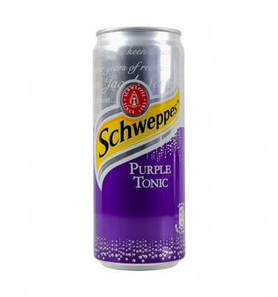 Напиток безалкогольный Schweppes Purple Tonic с/газ 0.33л