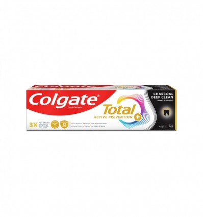 Зубная паста Colgate Total Активная защита + Чистка с углем 75мл