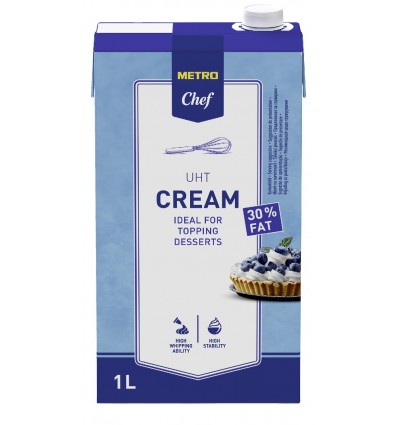 Сливки Metro Chef ультрапастеризованные 30% 1л