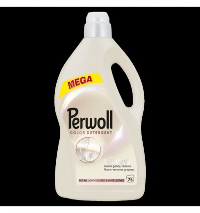Гель Perwoll Renew для стирки светлых и белых вещей 3.75л
