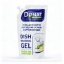 Гель Donat Clean Nature для миття посуду харчова сода 1 л