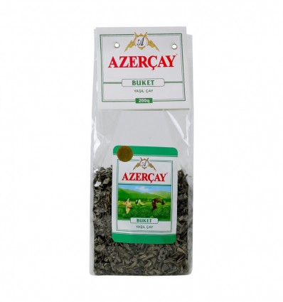 Чай Azercay Buket зелений крупнолистовий 200г