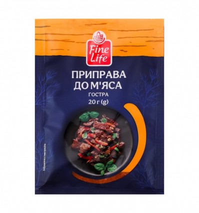 Приправа Fine Life гостра до м`яса 20 г