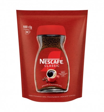 Кава Nescafe Classic розчинна гранульована 100г
