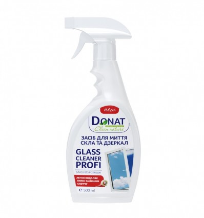 Засіб Donat Clean Nature для миття скла прозорий 0,5 л