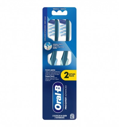 Щетка Oral_B зубная ProExp Адвансд средняя 2шт
