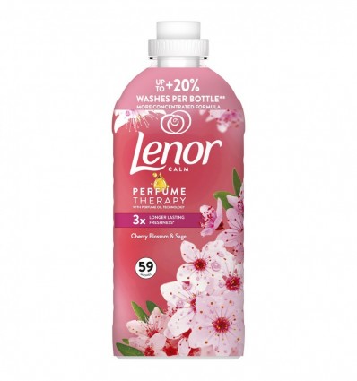 Кондиціонер Lenor для білизни Вишневий цвіт та Шавлія 1,239л