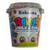 Йогурт Bakoma со вкусом ванили с шоколадным драже 2,4% 135г