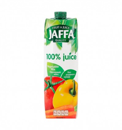 Сок Jaffa Овощной микс с мякотью восстановленный 0.95л