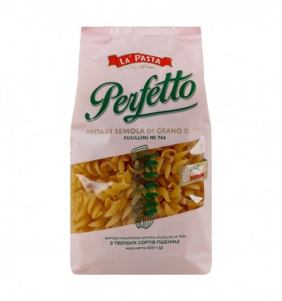 Вироби макаронні La` Pasta Per Primi Perfetto Fusillini 400г
