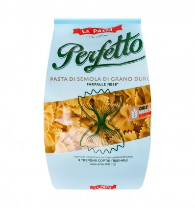 Вироби макаронні La Pasta Per Primі Perf Farfalle №58 400г
