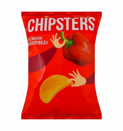 Чипси картопляні Chipster`s Паприка 100г