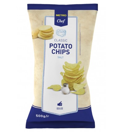 Чипси Metro Chef солоні 500 г