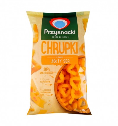 Снеки кукурудзяні Przysnacki зі смаком сиру 135г