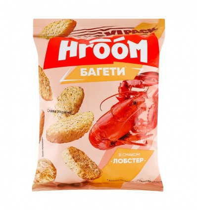 Сухарики Hroom! Лобстер багетні 100г