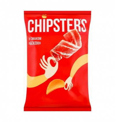 Чипси Chipster`s Бекон картопляні 60г