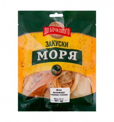 Філе кальмару До Бочкового сушене солоне 90г