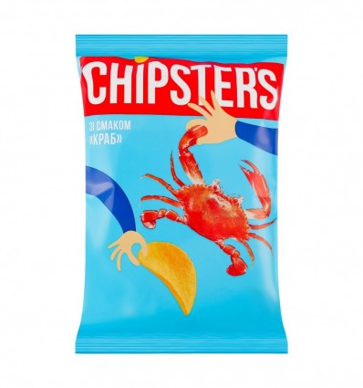 Чипси Chipster`s Краб картопляні 60г