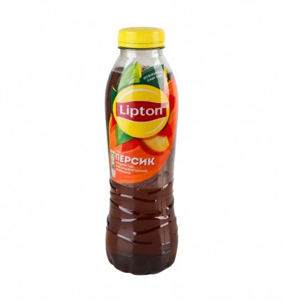 Чай холодний Lipton Персик чорний 500мл