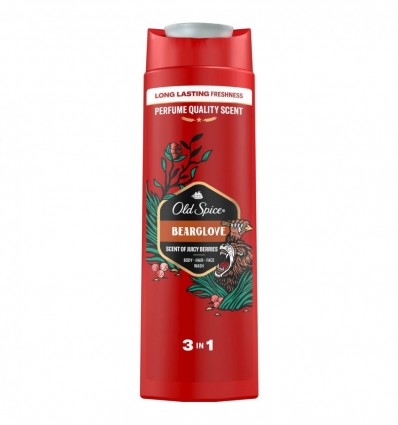 Гель Old Spice Bearglove для душа + шампунь 2в1 400мл