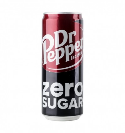 Напій безалкогольний Dr Pepper Zero sugar с/газ 0.33л