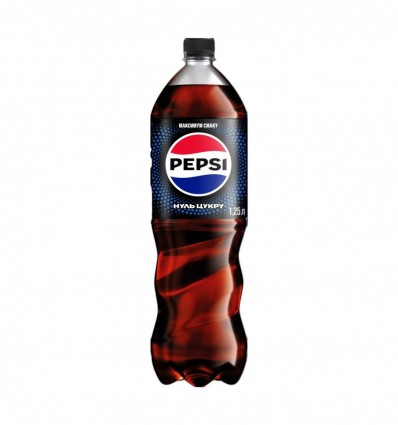 Напій безалкогольний Pepsi Нуль цукру с/газ 6 х 1.25л